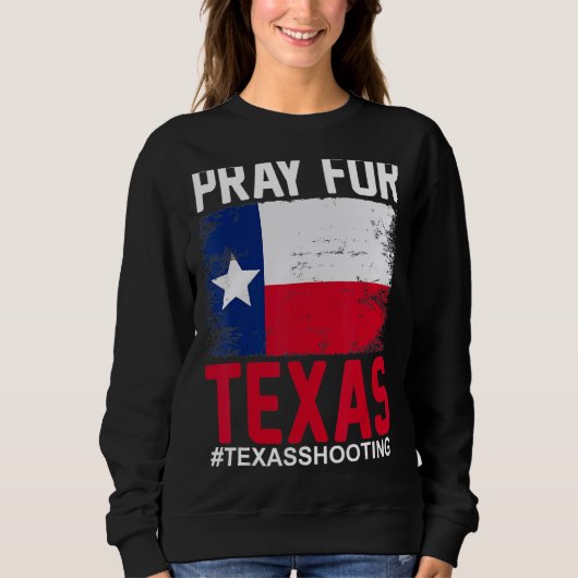 Pray for Texas School Shooting Trui (Voorkant)