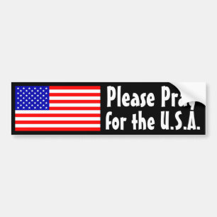 Pray for the USA Bumpersticker