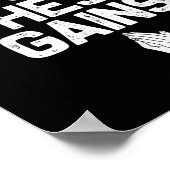 Pray For These Gains Fitness Gym Motivational  Poster (Hoek)