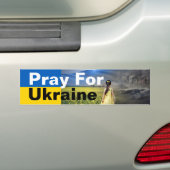 Pray for Ukraine Bumpersticker (Op auto)