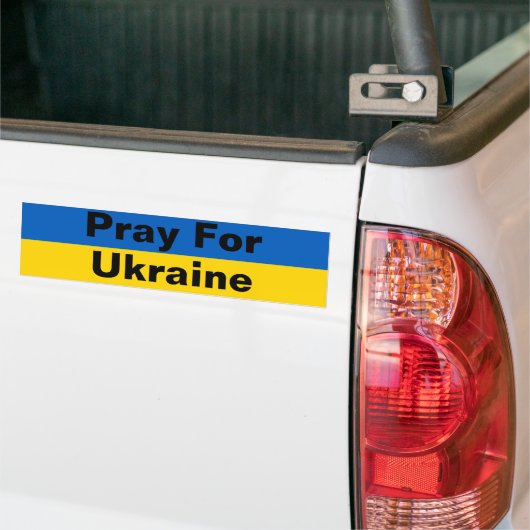 Pray for Ukraine Bumpersticker (Op Truck)