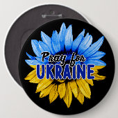 Pray for Ukraine Button (Voorkant /achterkant)