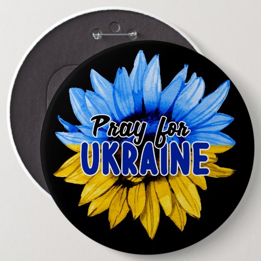 Pray for Ukraine Button (Voorkant /achterkant)
