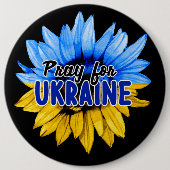 Pray for Ukraine Button (Voorkant)