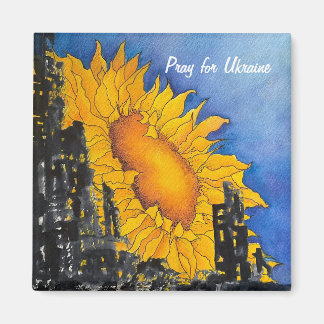 Pray for Ukraine Magneet