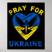 Pray for Ukraine Poster (Voorkant)