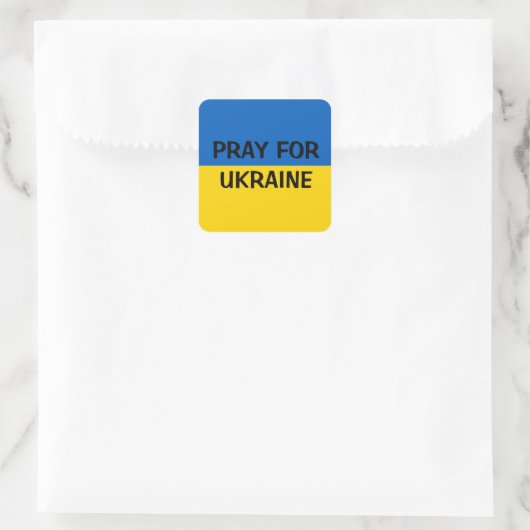 Pray for Ukraine sticker (Tas)