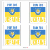 Pray for Ukraine Sticker (Vel)