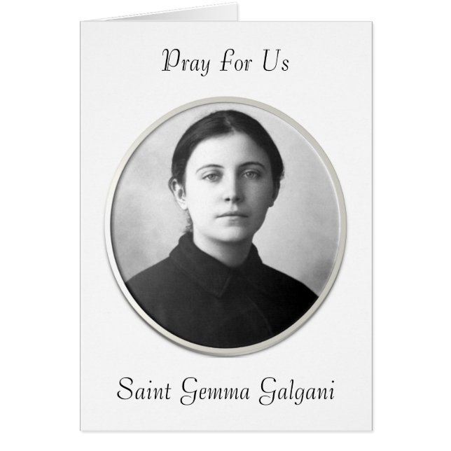 PRAY FOR US SAINT GEMMA GALGANI (Voorkant)