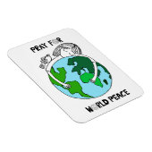 Pray for World Peace Magneet (Rechterzijde)