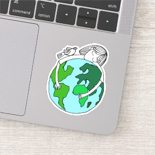 Pray for World Peace Sticker