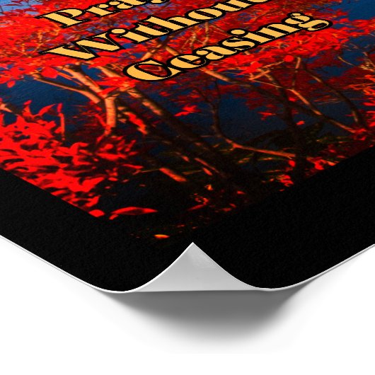 Pray, geef Bedankt Poster (Hoek)