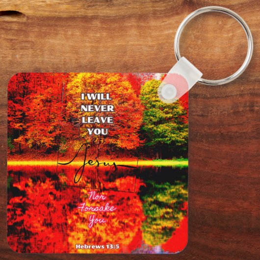 Pray, geef Bedankt Sleutelhanger (Achterkant)