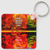 Pray, geef Bedankt Sleutelhanger (Achterkant)