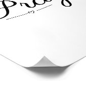 Pray, geloof, scripts poster (Hoek)