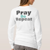 Pray Hard Fast Vaak T-shirt (Achterkant)