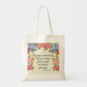 Pray, Hope & Don't maakt zich geen zorgen over Roz Tote Bag (Voorkant)