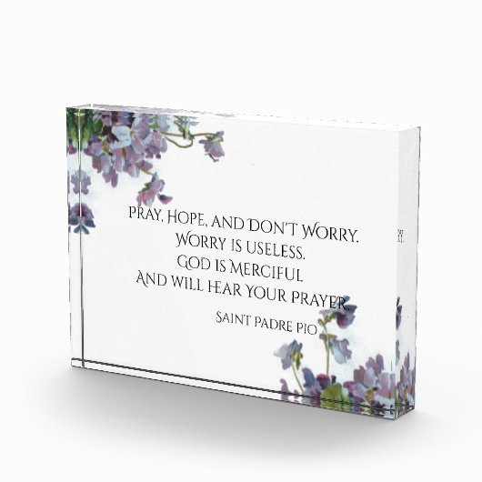 Pray, Hope & Don't maakt zich geen zorgen over Sin Fotoblokken (Rechts)