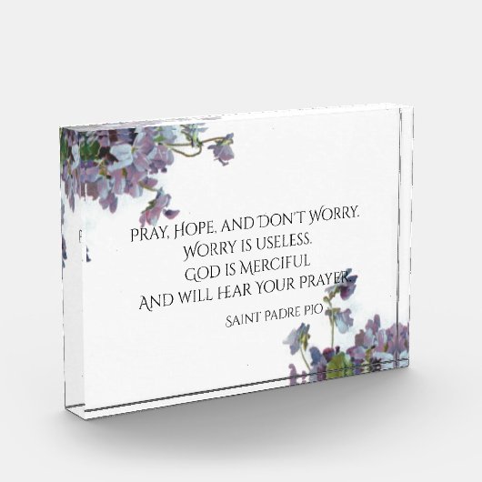 Pray, Hope & Don't maakt zich geen zorgen over Sin Fotoblokken (Links)