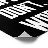 Pray Hope Dont Worry Christianity Prayer  Poster (Hoek)