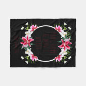 Pray Hope Dont Worry Padre O Prayer Of Calm  Fleece Deken (Voorkant (Horizontaal))