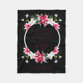 Pray Hope Dont Worry Padre O Prayer Of Calm Fleece Deken (Voorkant)