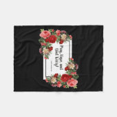 Pray Hope Dont Worry St Padre O Religious  Fleece Deken (Voorkant (Horizontaal))