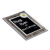 Pray, Hope en Don't Worry Pyer Journal Notitieboek (Rechterzijde)