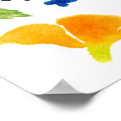 Pray Hope en maak je geen zorgen Poster (Hoek)