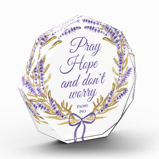 Pray Hope maakt zich geen zorgen over Inspirerend  Fotoblokken (Links)