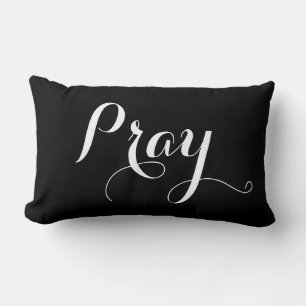  PRAY in scriptletters   Kussen