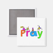 Pray Kinder Magneet (Voorkant / Achterkant)