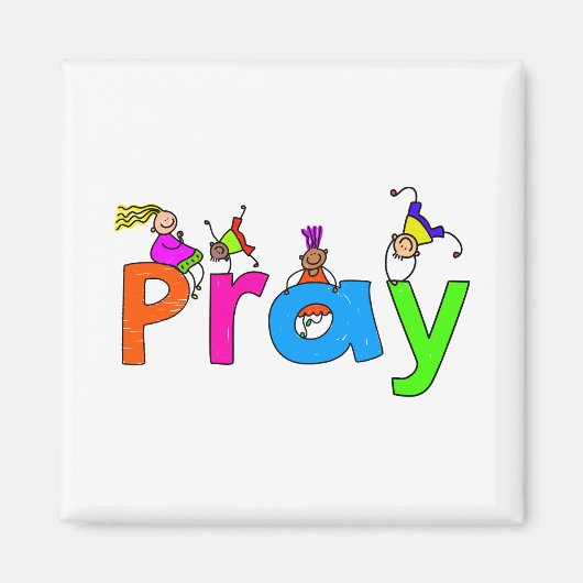Pray Kinder Magneet (Voorkant)