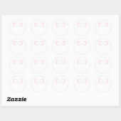 Pray - Maak God weer de eerste Ronde Sticker (Vel)