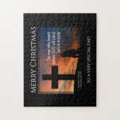 Pray | MAN DIE VOOR GOD MELDEN | Pap | Kerstmis Legpuzzel (Verticaal)