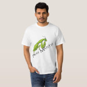 Pray Mantis green mannen insect t t-shirt (Voorkant volledig)