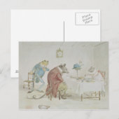 Pray, Miss Mouse, wil je ons wat bier geven? Briefkaart (Voorkant / Achterkant)