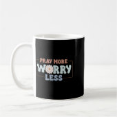 Pray More Worry Less Sunflower Motivation  Koffiemok (Links)