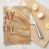 Pray More Worry Less Theedoek (Quarter Fold)