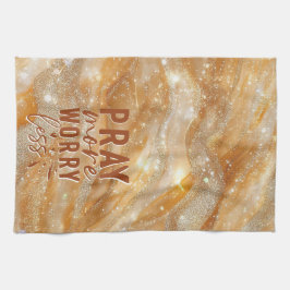 Pray More Worry Less Theedoek