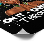 Pray On It Over Through Faith Melanin Queen Christ Poster (Hoek)