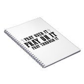 Pray On It Pray Pray Through It Christian Notitieboek (Rechterzijde)