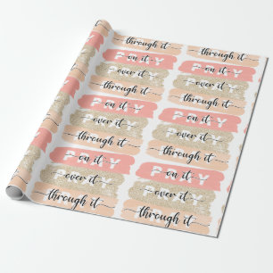 Pray on it Religieuze Christelijke Wrapping Paper Cadeaupapier