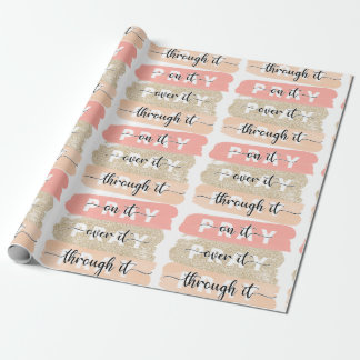 Pray on it Religieuze Christelijke Wrapping Paper Cadeaupapier