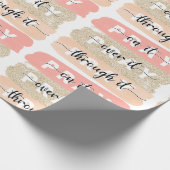 Pray on it Religieuze Christelijke Wrapping Paper Cadeaupapier (Hoek)