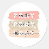 Pray on it Sticker (Voorkant)