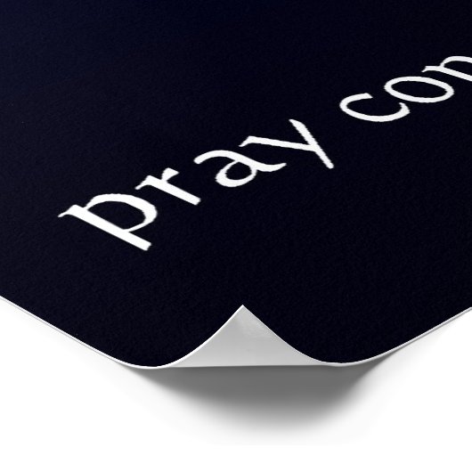 Pray Poster (Hoek)