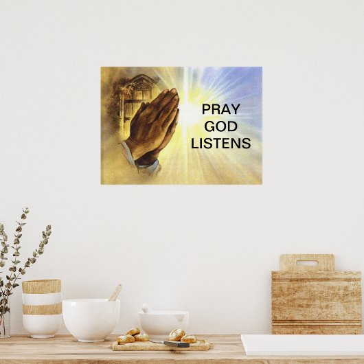 Pray Poster (Keuken)
