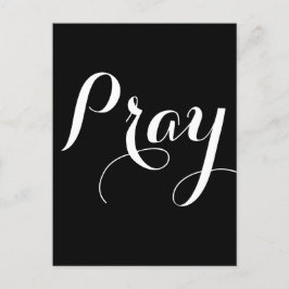  PRAY-scriptletters | Briefkaart