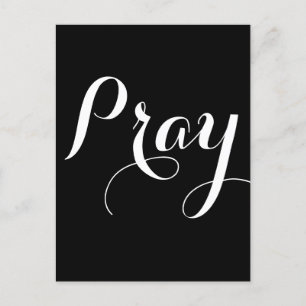  PRAY-scriptletters   Briefkaart